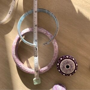 Purple and Blue Bangle Set